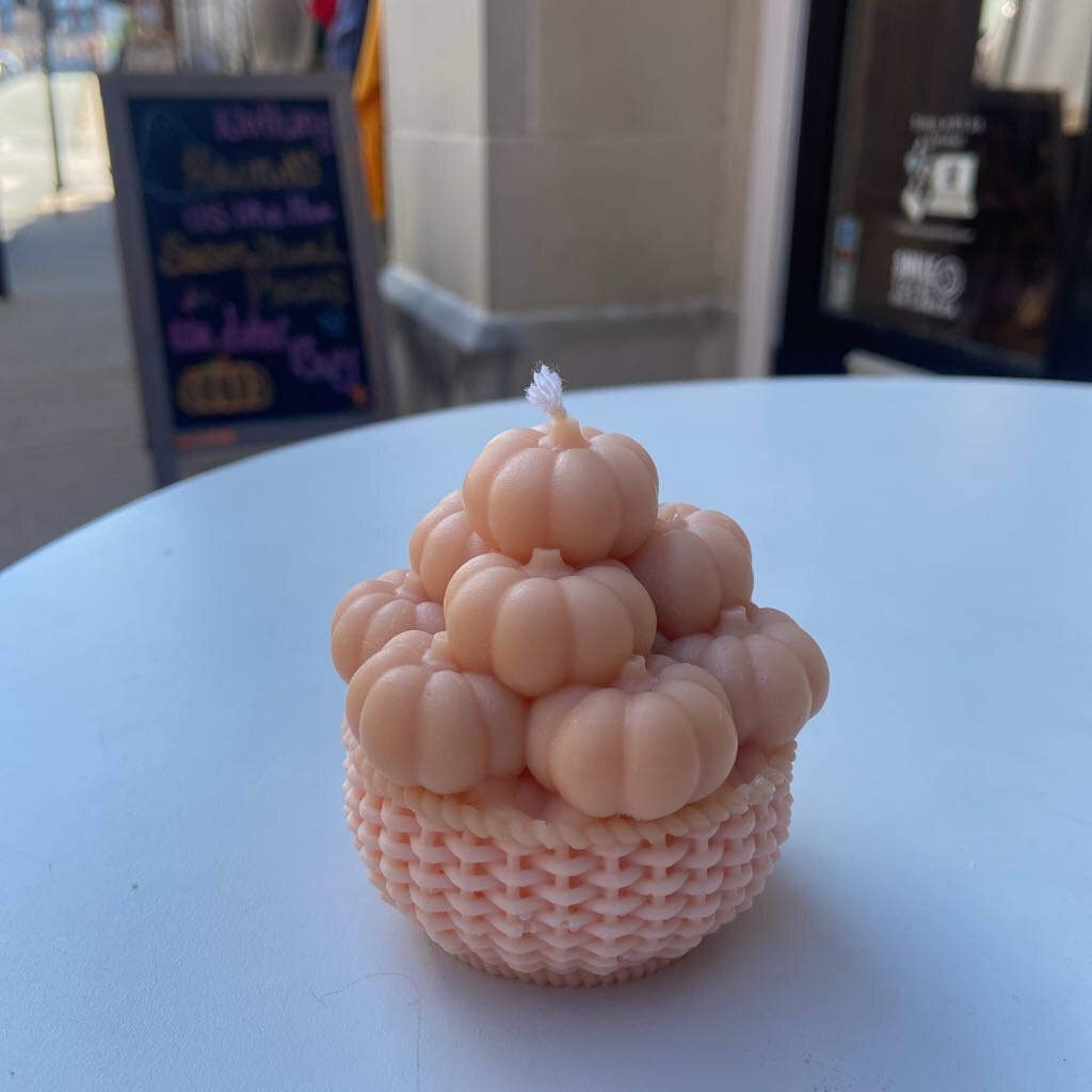 Pumpkin Basket Candle