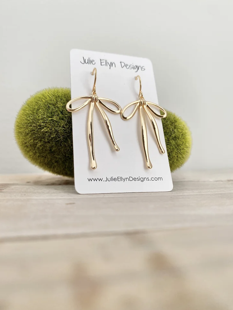 The Everyday Dangle Bow Earrings