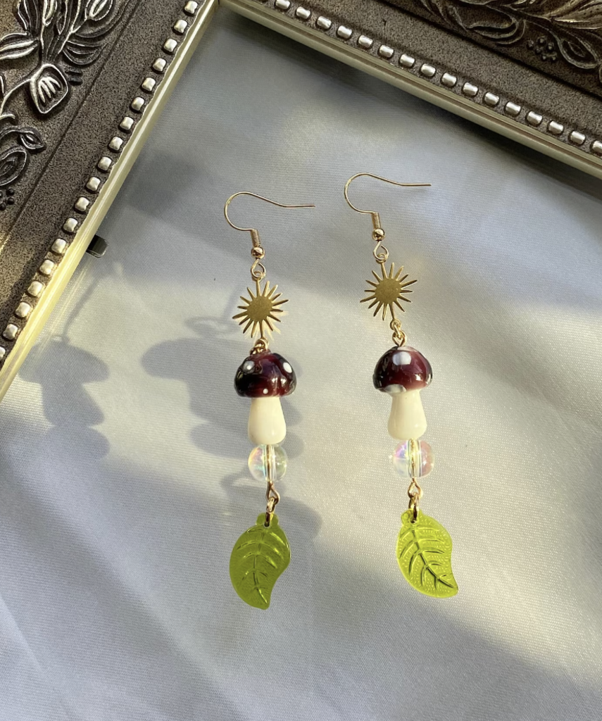 Mushroom Forest Earrings