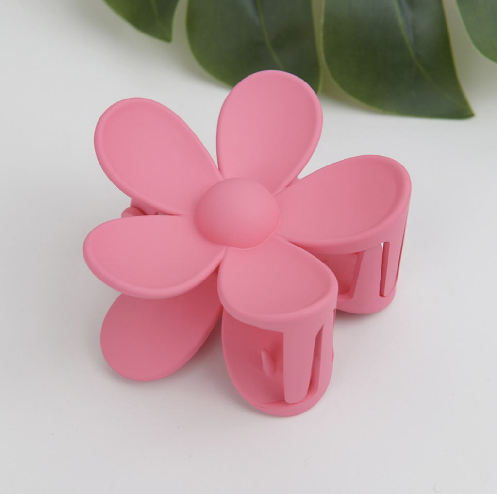 Flower Claw Hair Clip