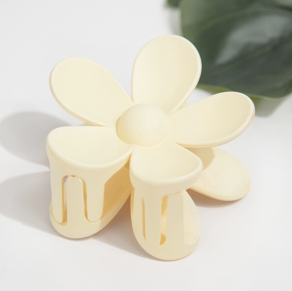 Flower Claw Hair Clip