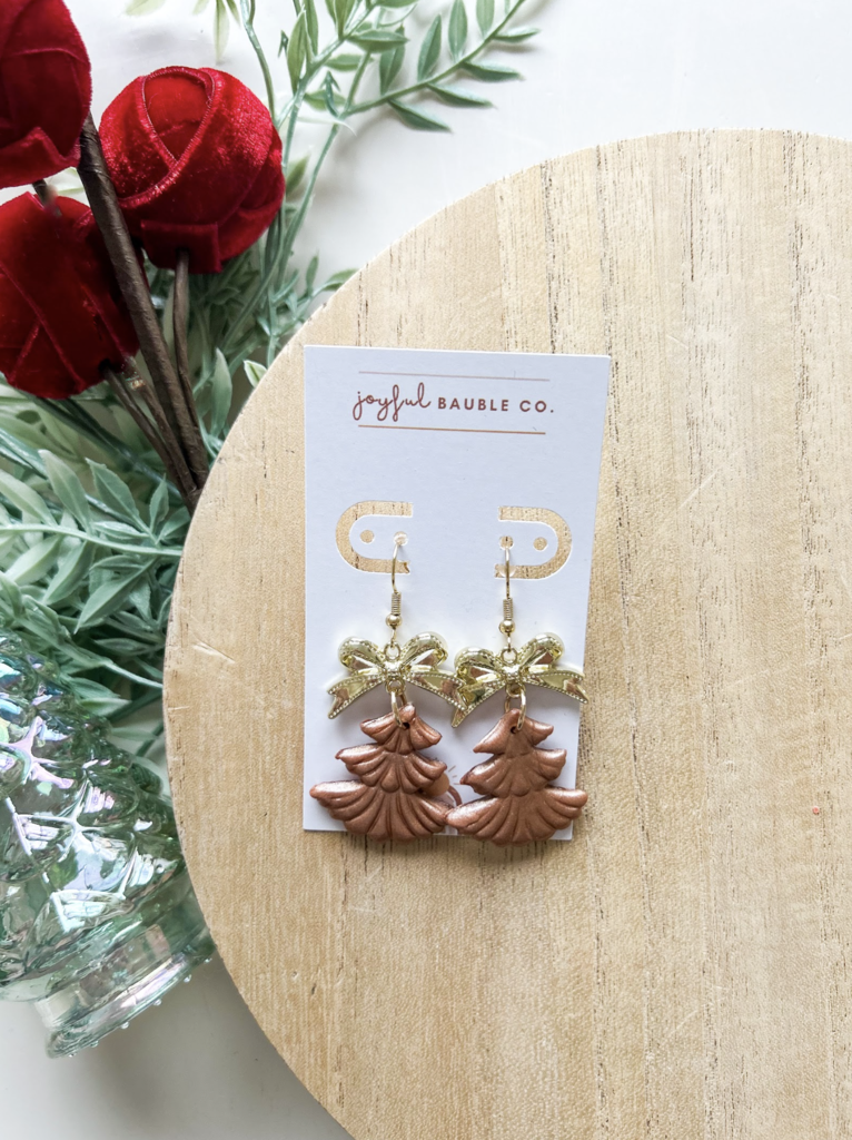 The Noelle Earrings - Bow