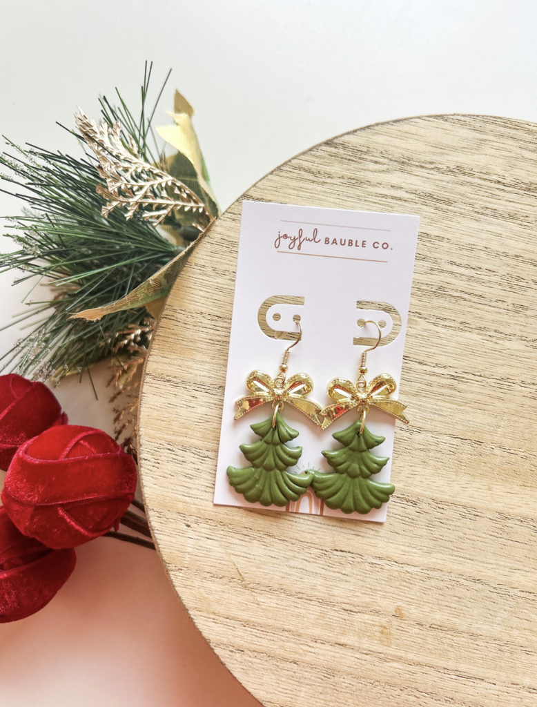 The Noelle Earrings - Bow