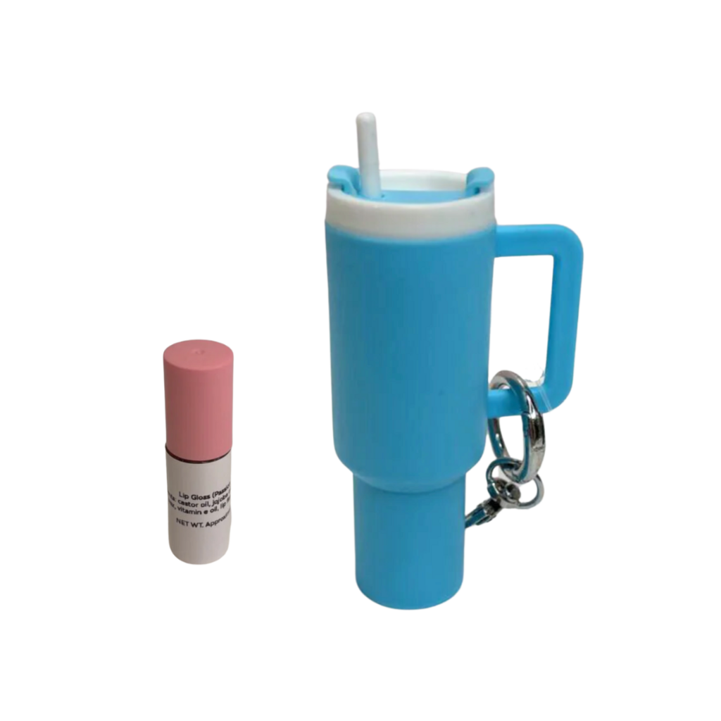 Stanley Cup Lip Gloss Keychain