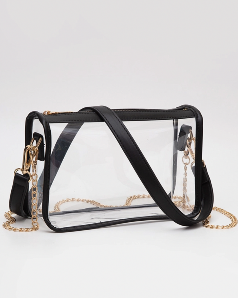 Clear Rectangle Stadium Concert Crossbody Bag