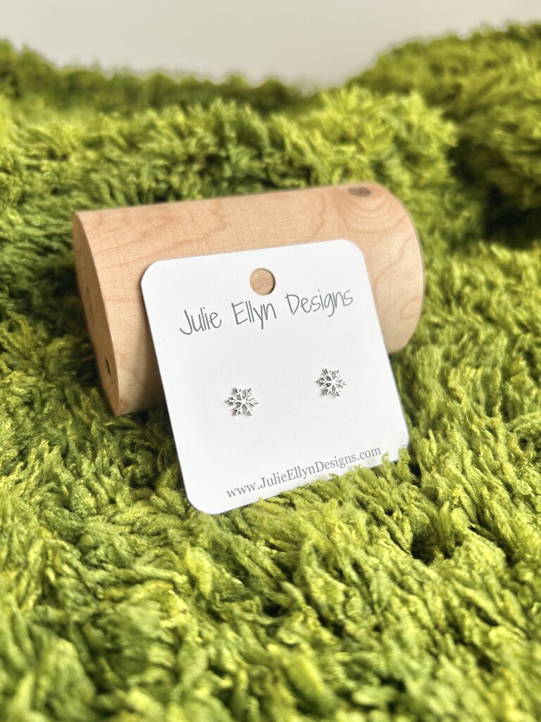 Snowflake Stud Earrings