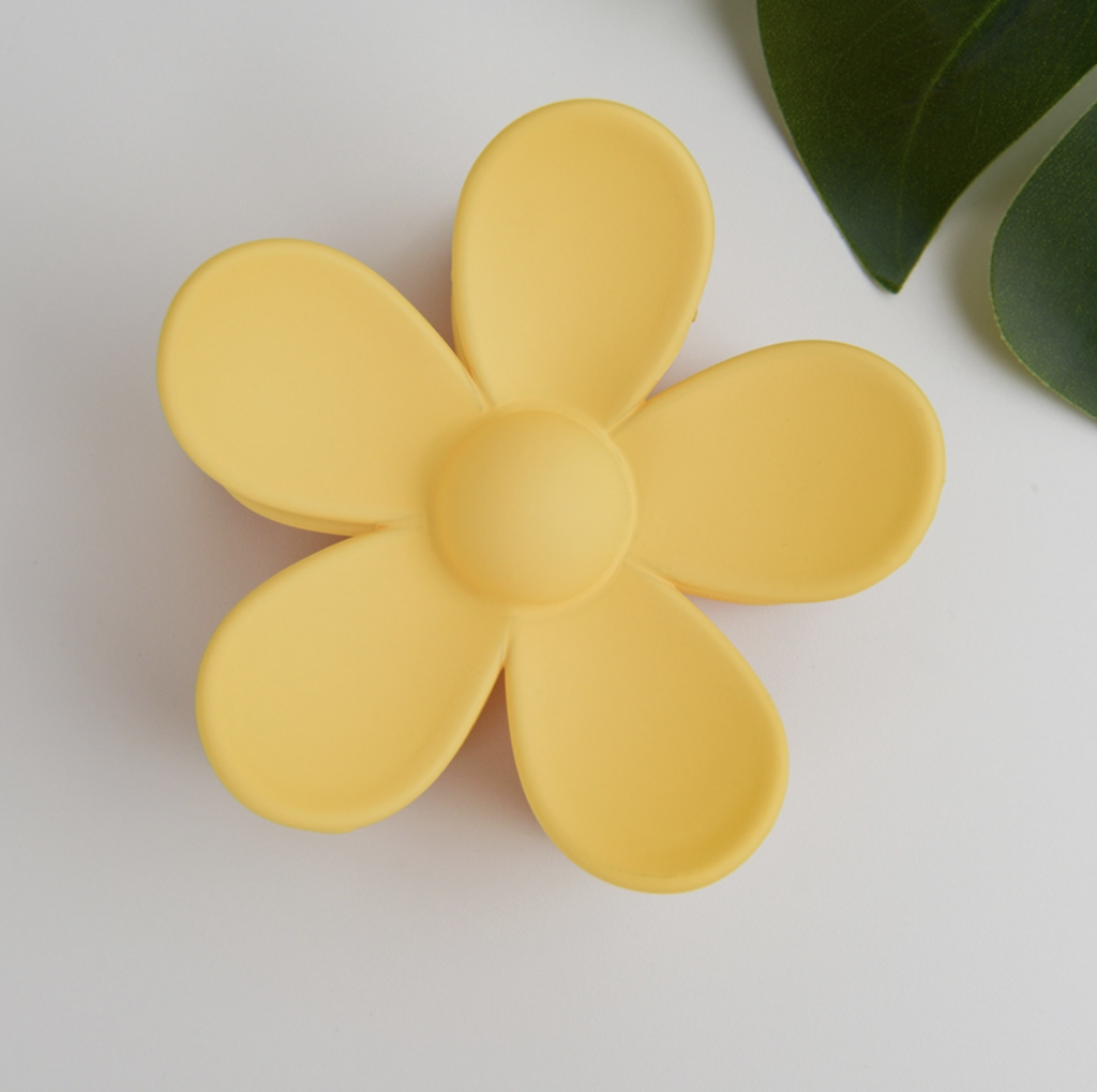 Flower Claw Hair Clip