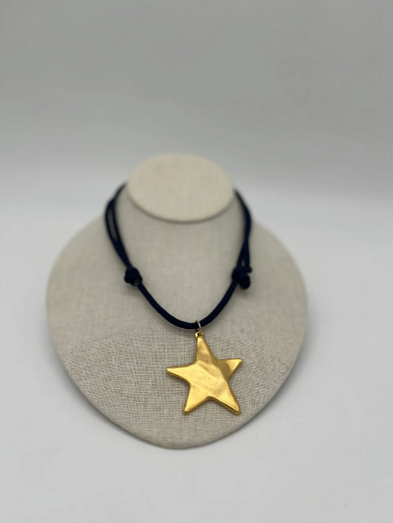 The Hammered Star Necklace
