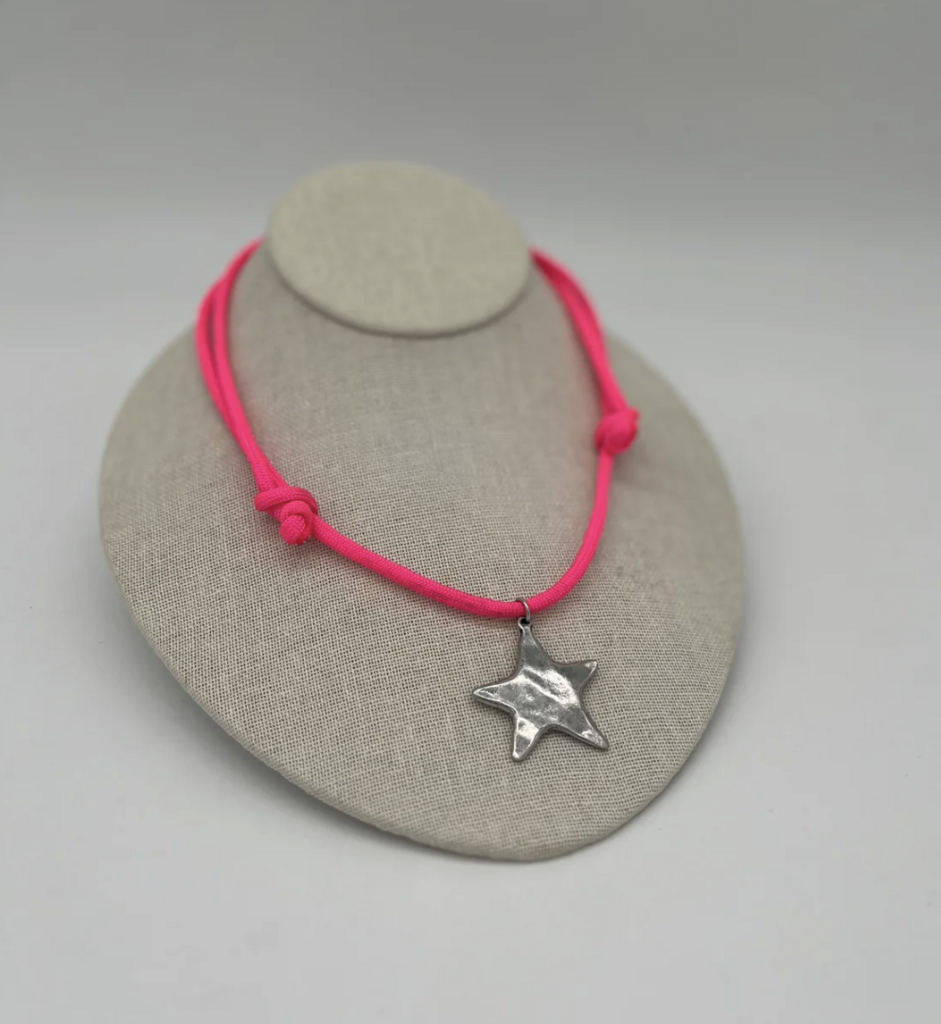 The Hammered Star Necklace