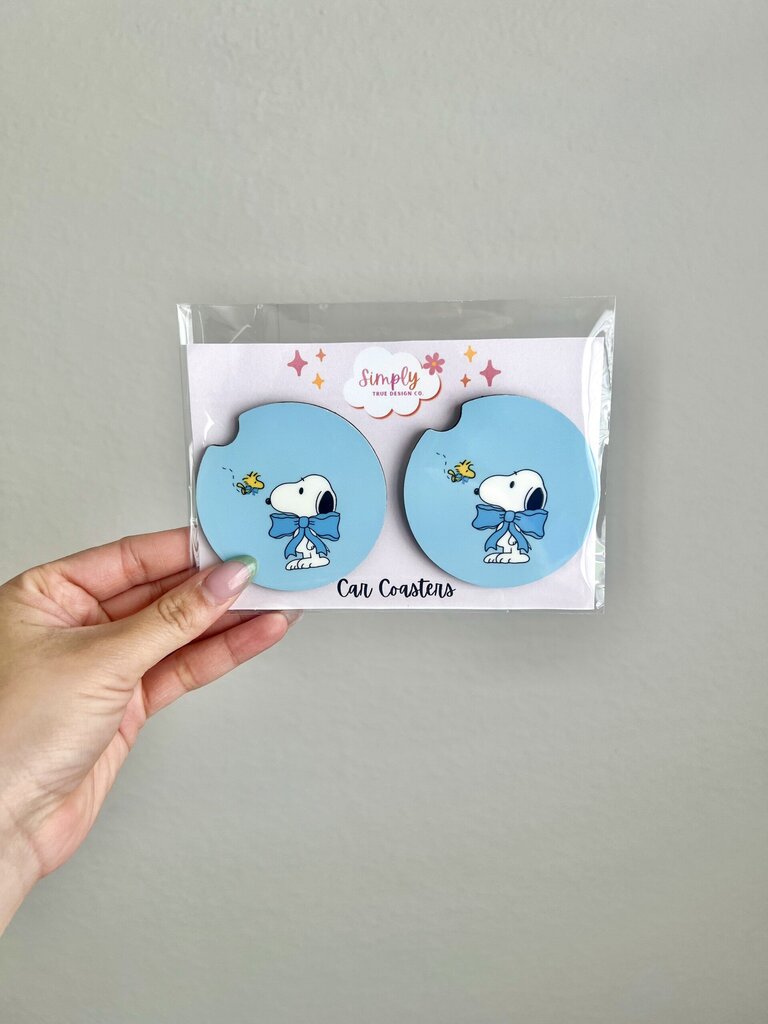 Snoopy Car Coasters