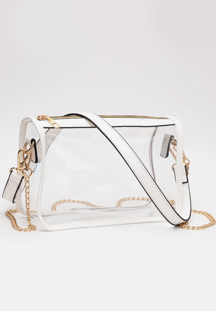 Clear Rectangle Stadium Concert Crossbody Bag