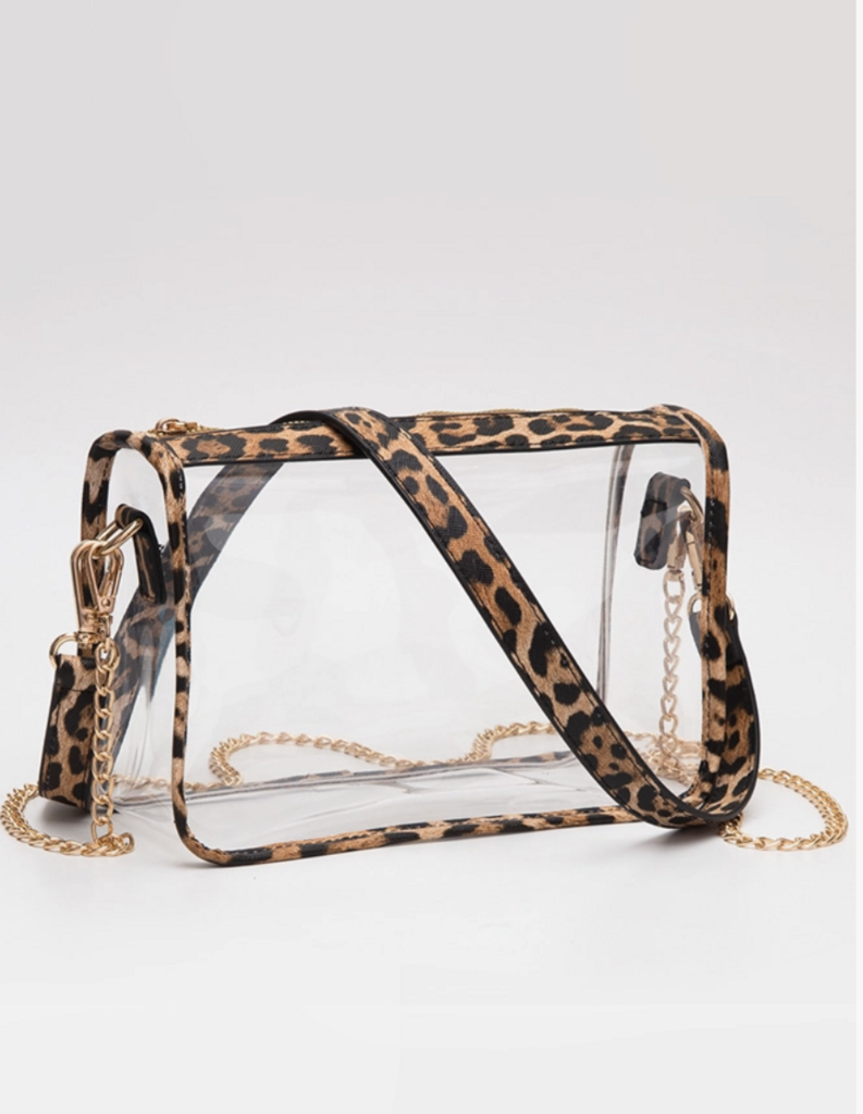 Clear Rectangle Stadium Concert Crossbody Bag