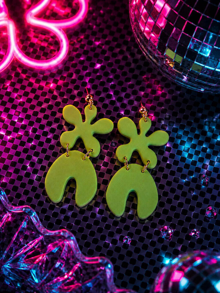 Splash Neon Earrings