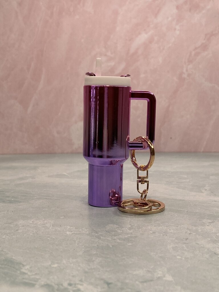 Stanley Cup Lip Gloss Keychain