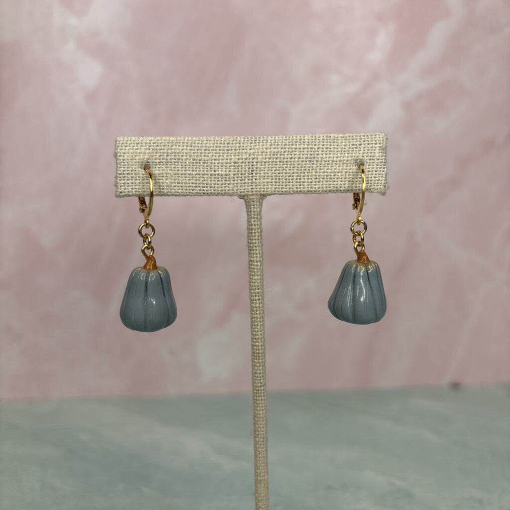 Pumpkin Huggie Earrings