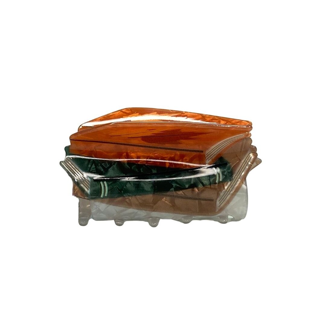 Book Stack Hair Clip