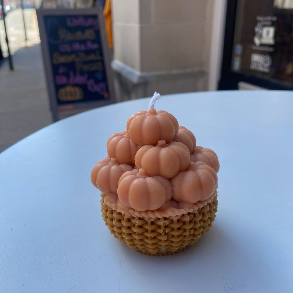 Pumpkin Basket Candle