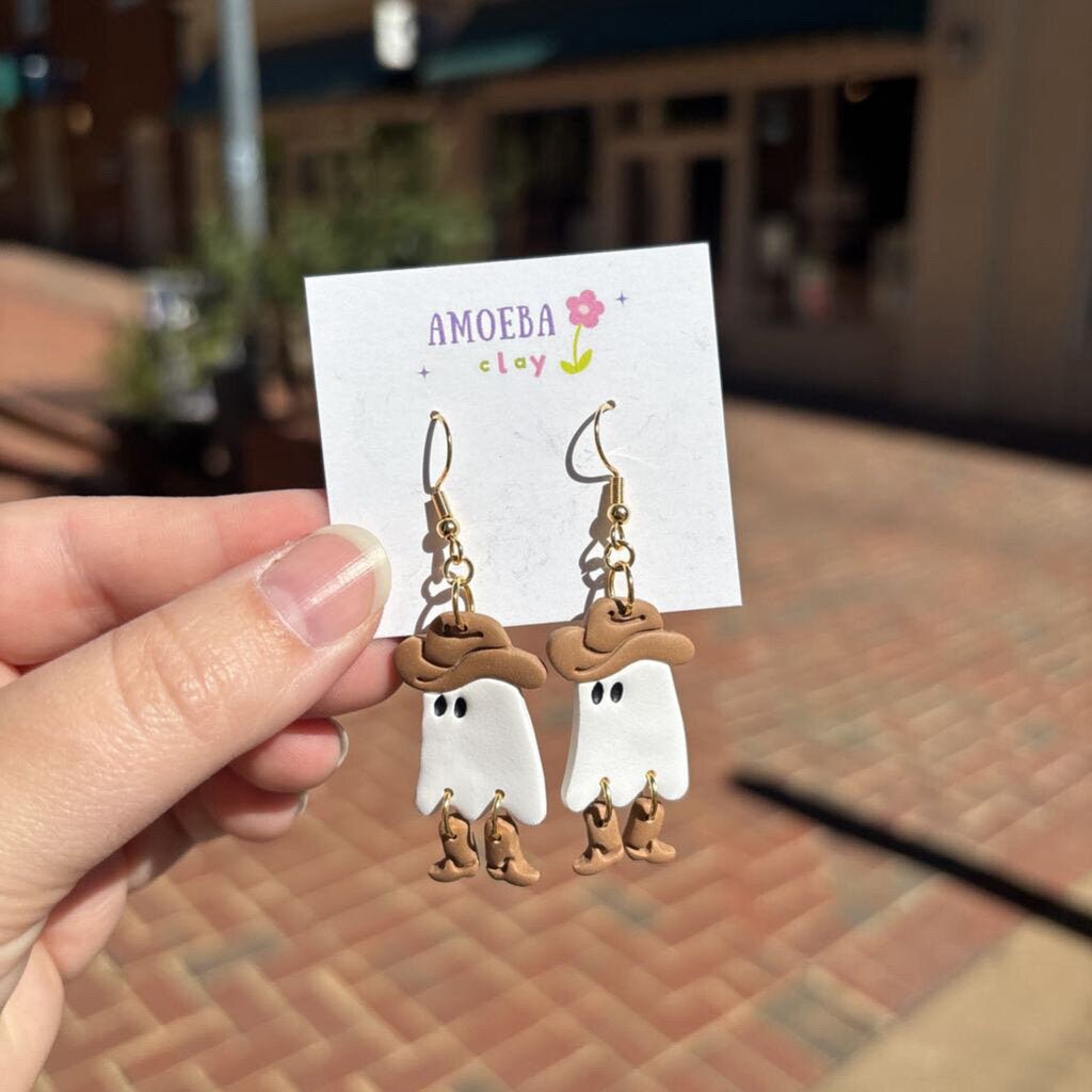 Yeehaw Ghost Earrings