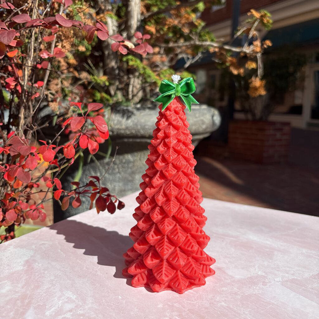 Large Pine Tree Candle