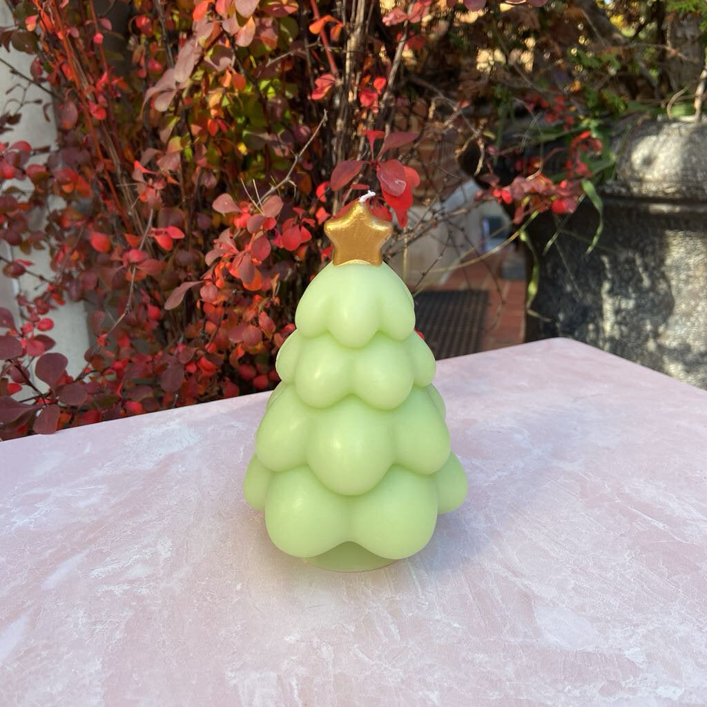 Star Christmas Tree Candle