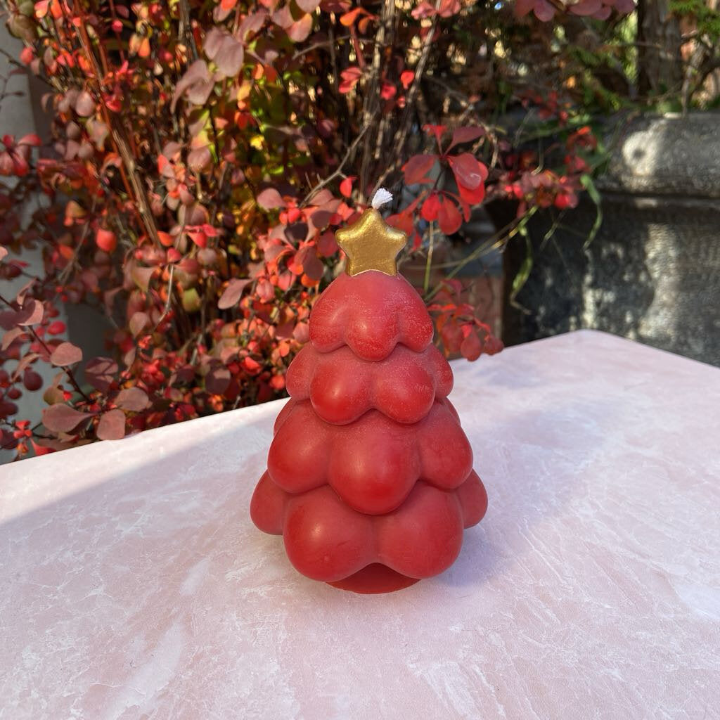 Star Christmas Tree Candle