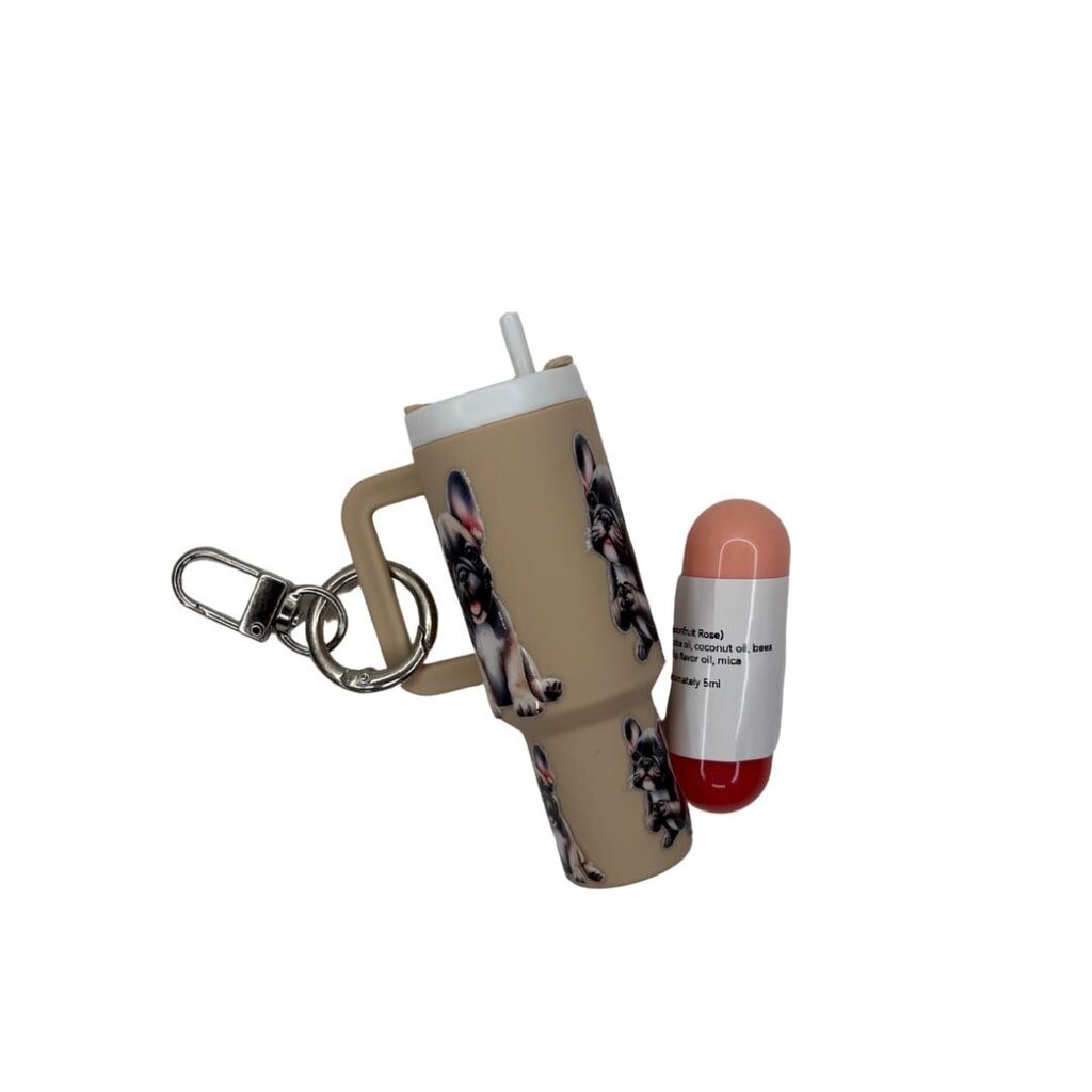 Stanley Cup Lip Gloss Keychain - Stickers