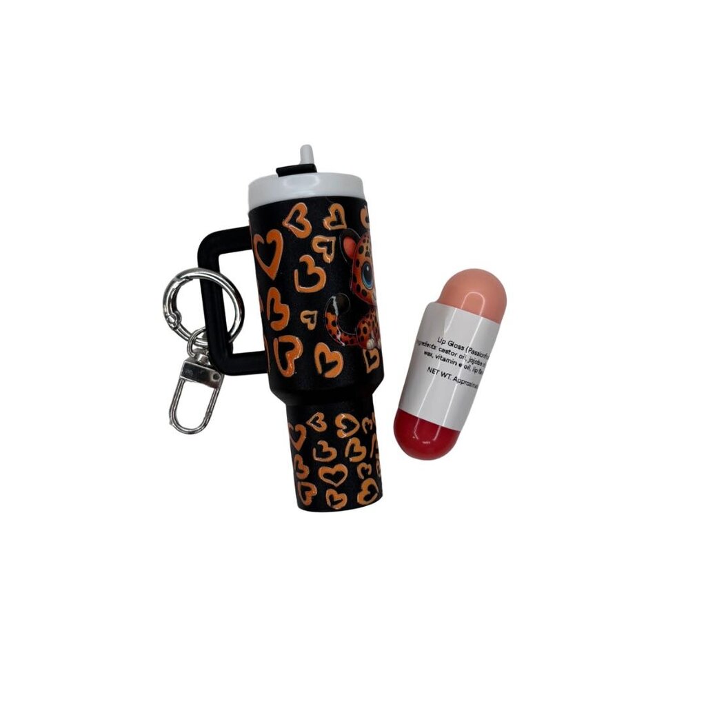 Stanley Cup Lip Gloss Keychain - Stickers