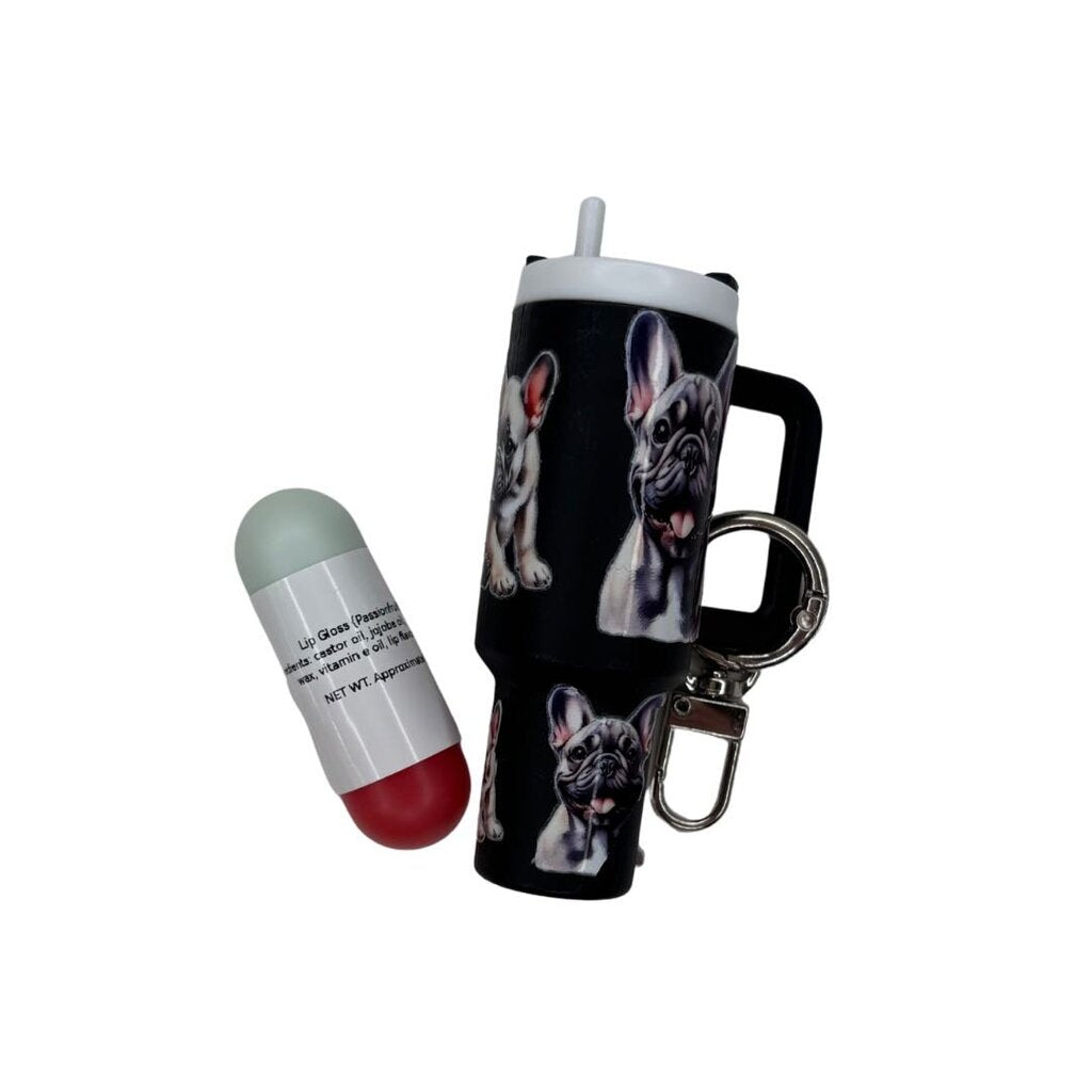 Stanley Cup Lip Gloss Keychain - Stickers