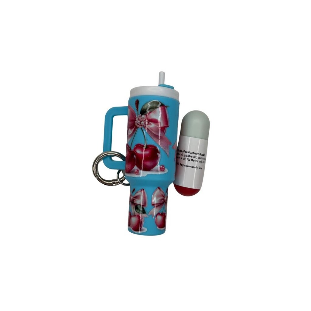 Stanley Cup Lip Gloss Keychain - Stickers