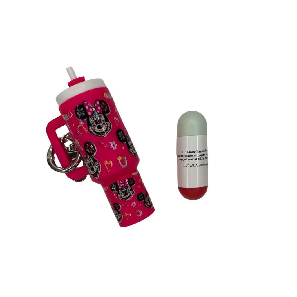 Stanley Cup Lip Gloss Keychain - Stickers