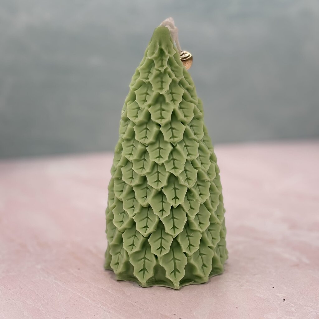 Large Holly Tree Candle