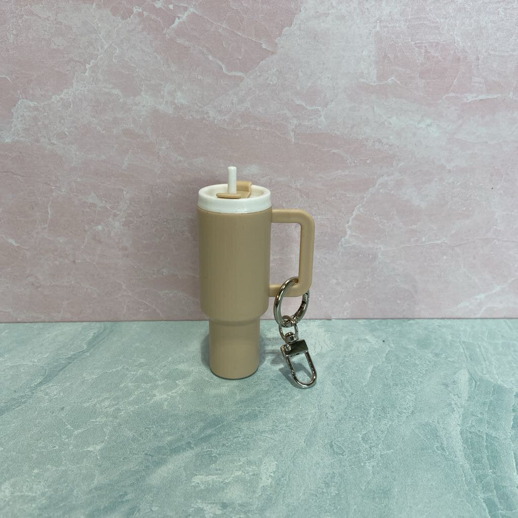 Stanley Cup Lip Gloss Keychain