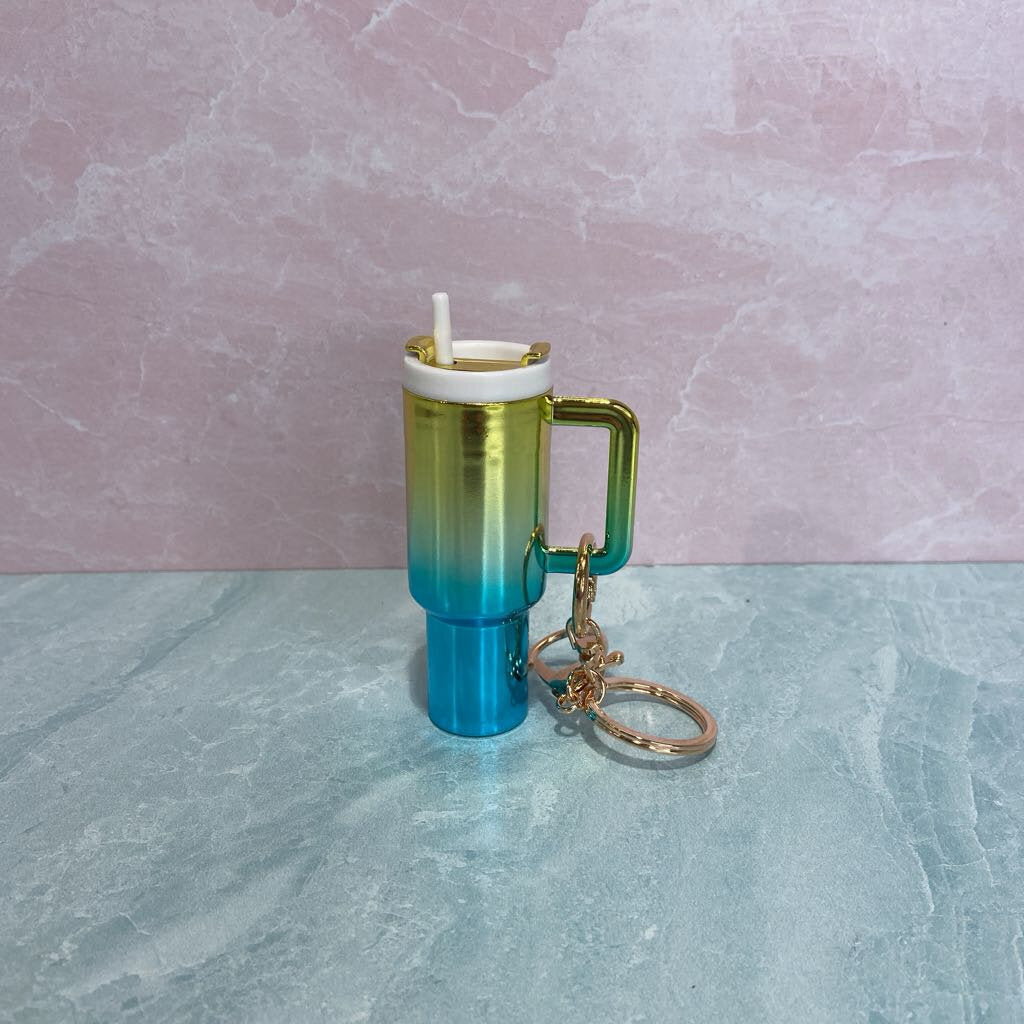 Stanley Cup Lip Gloss Keychain