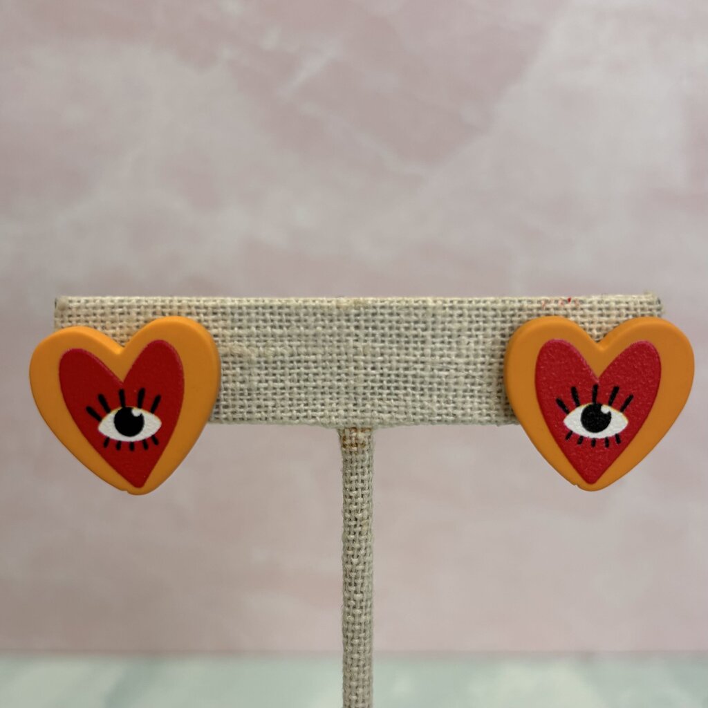Valentine's Day Eye Heart You Studs