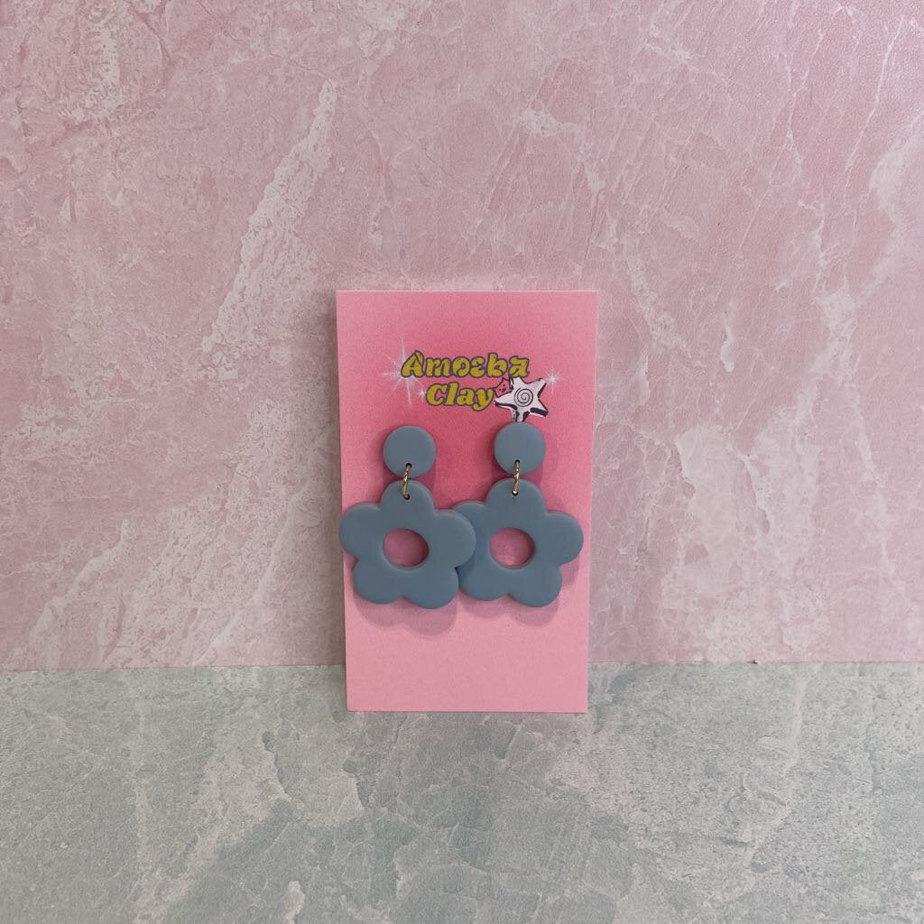 Boho Flower Dangle Earrings