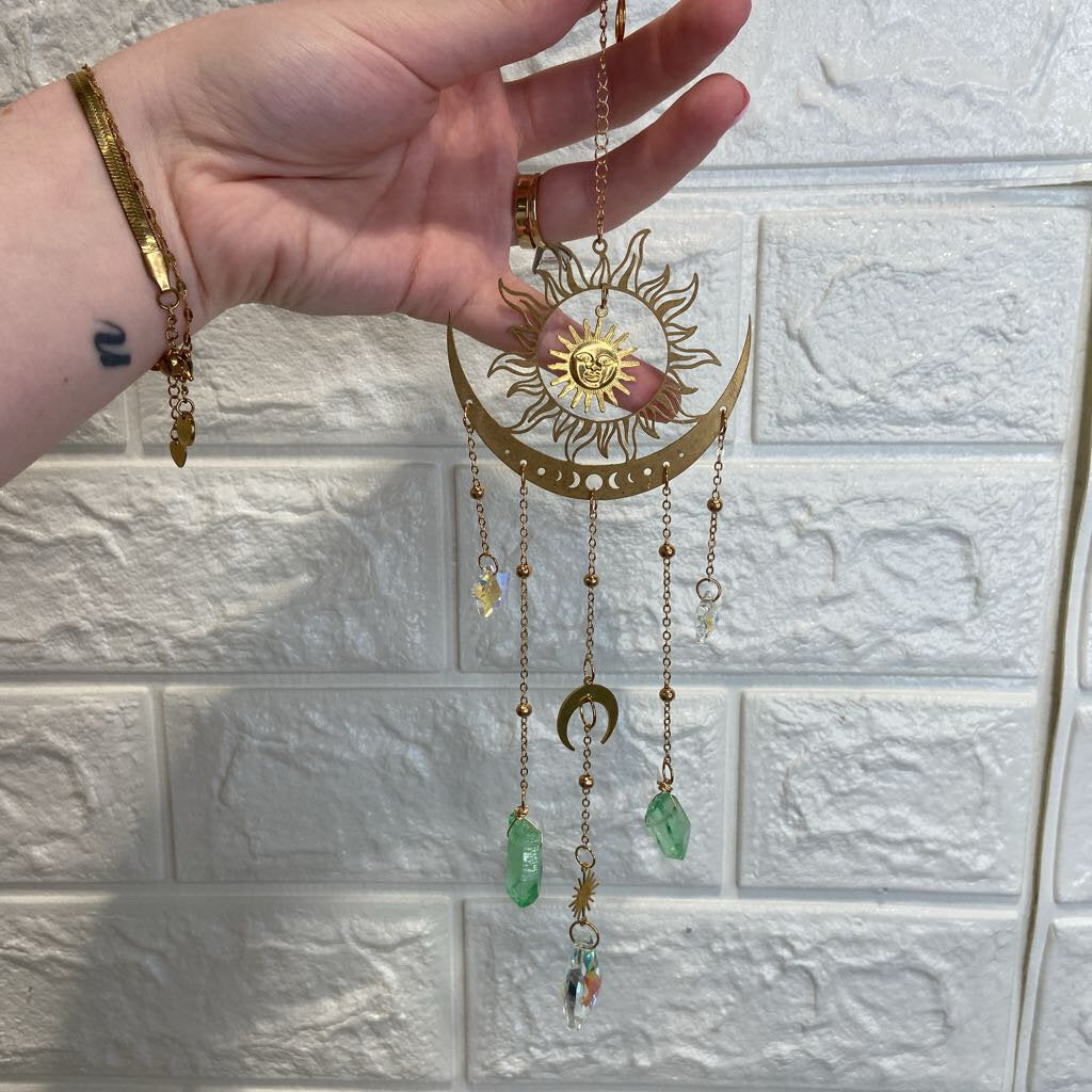Moon And Sun Aura Sun Catcher
