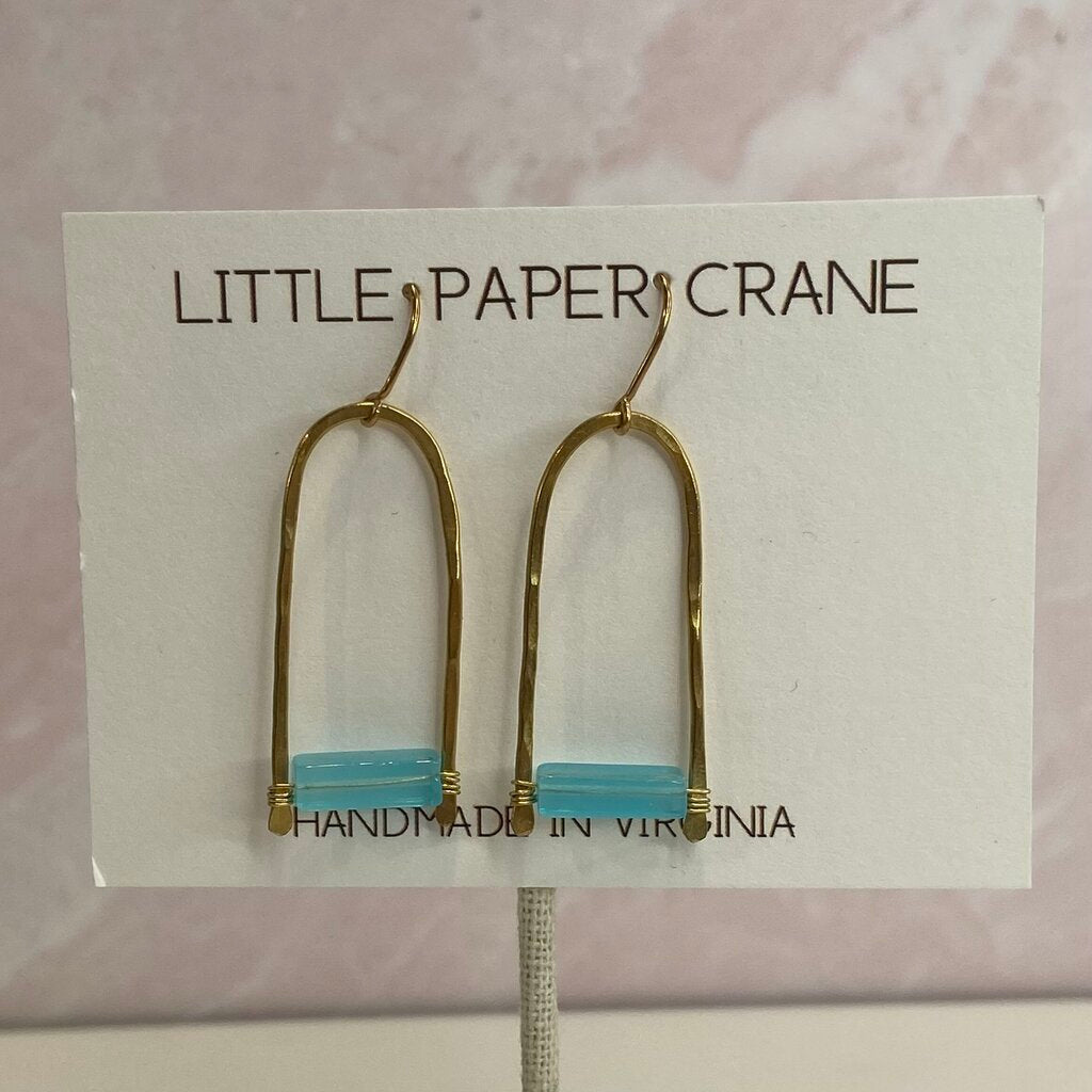 Brass Drop Earrings
