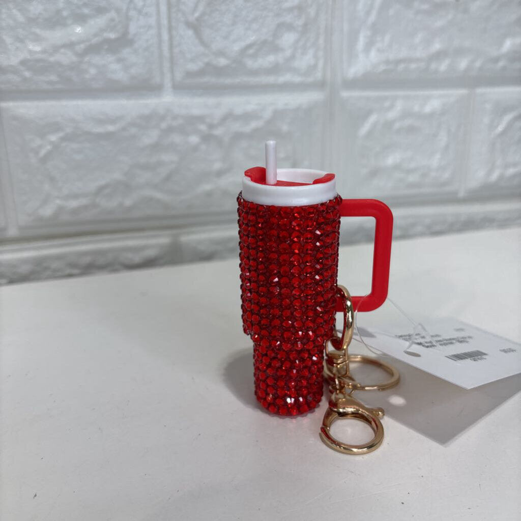 Stanley Cup Lip Gloss Keychain - Bling