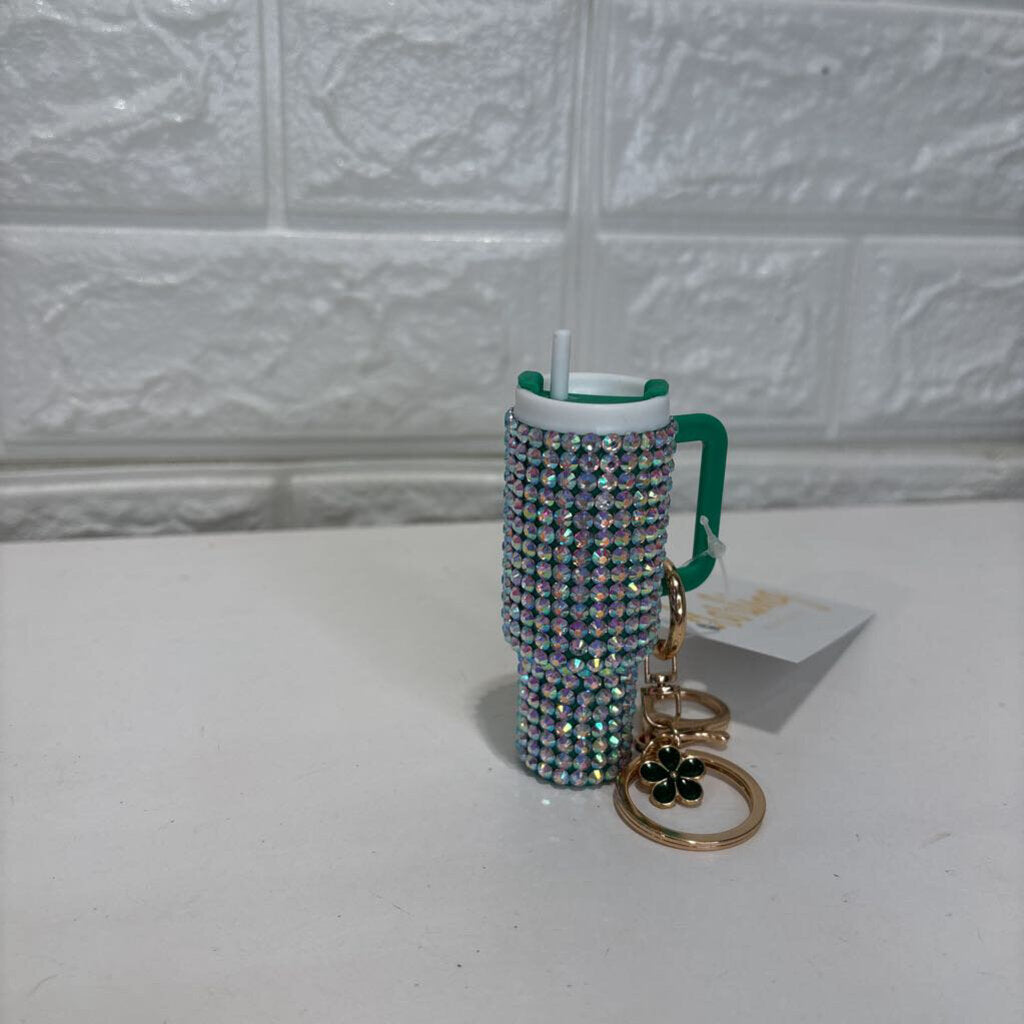 Stanley Cup Lip Gloss Keychain - Bling