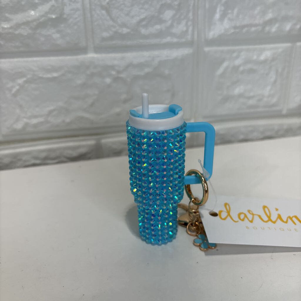 Stanley Cup Lip Gloss Keychain - Bling