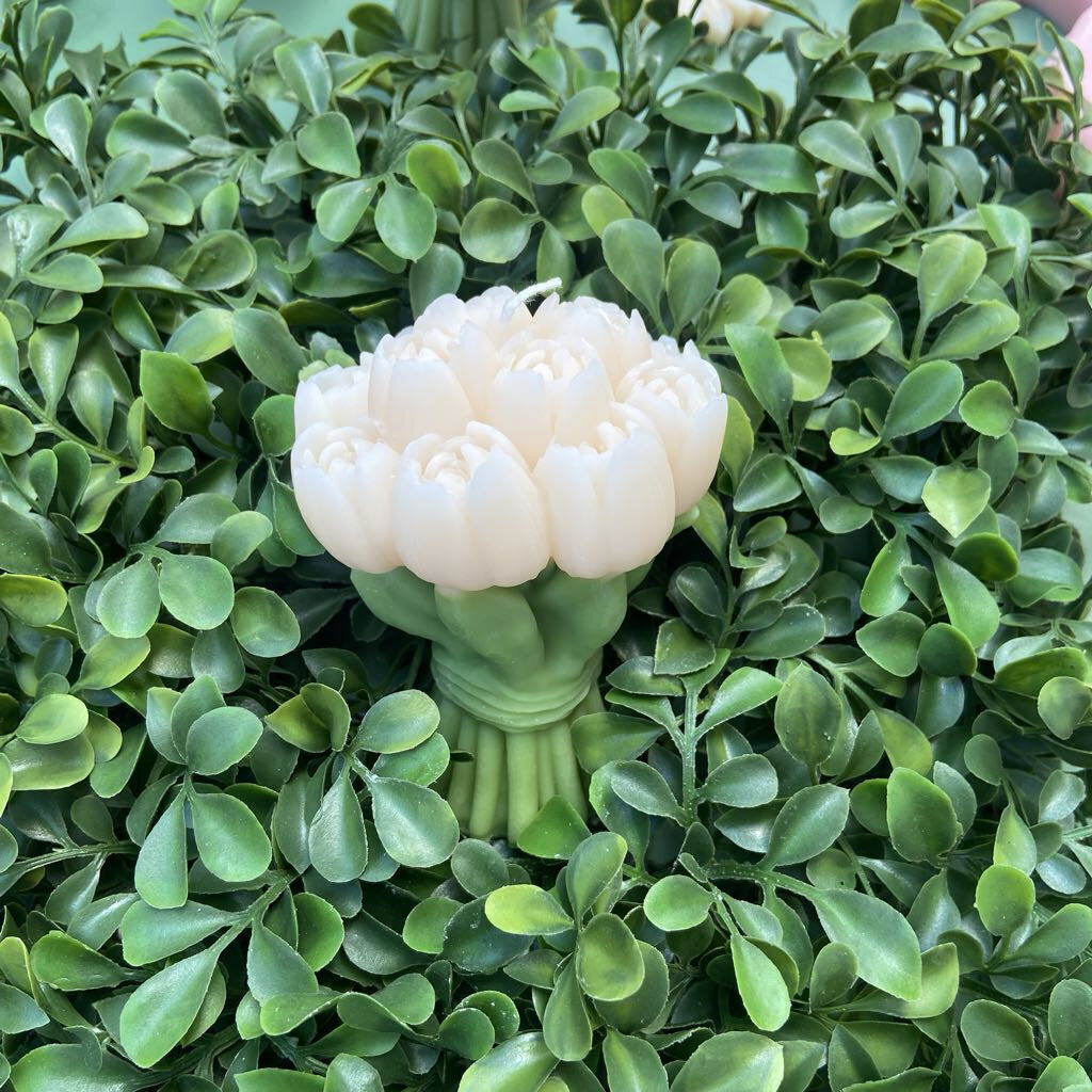 Tulip Bouquet Candle