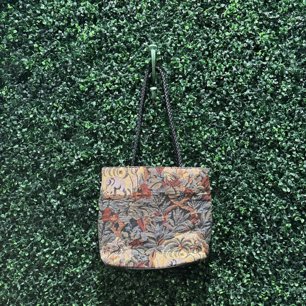 Vintage Elephant Jungle Tapestry Bag – Darling x Dashing Boutique