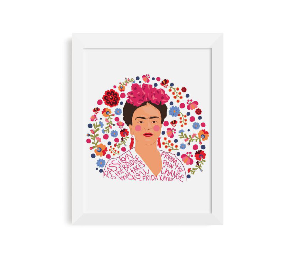 Frida Kahlo Passion Print 8x10