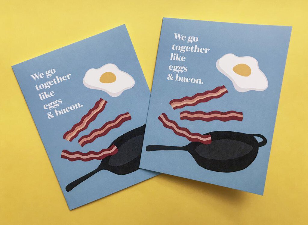 Eggs & Bacon Card
