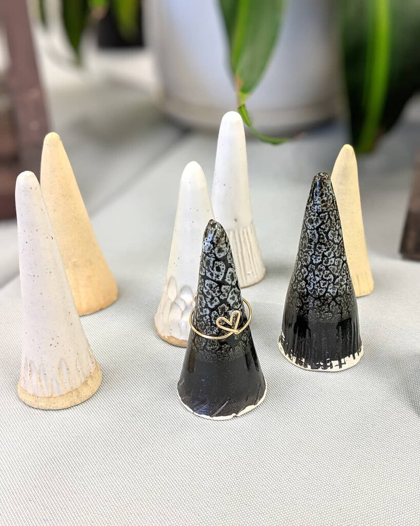 Handmade Ceramic Ring Cones