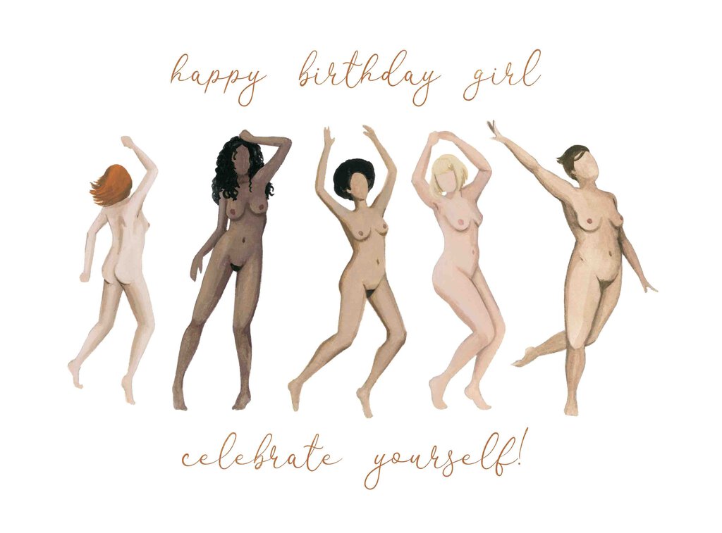 Happy Birthday Celebrate Yourself Card