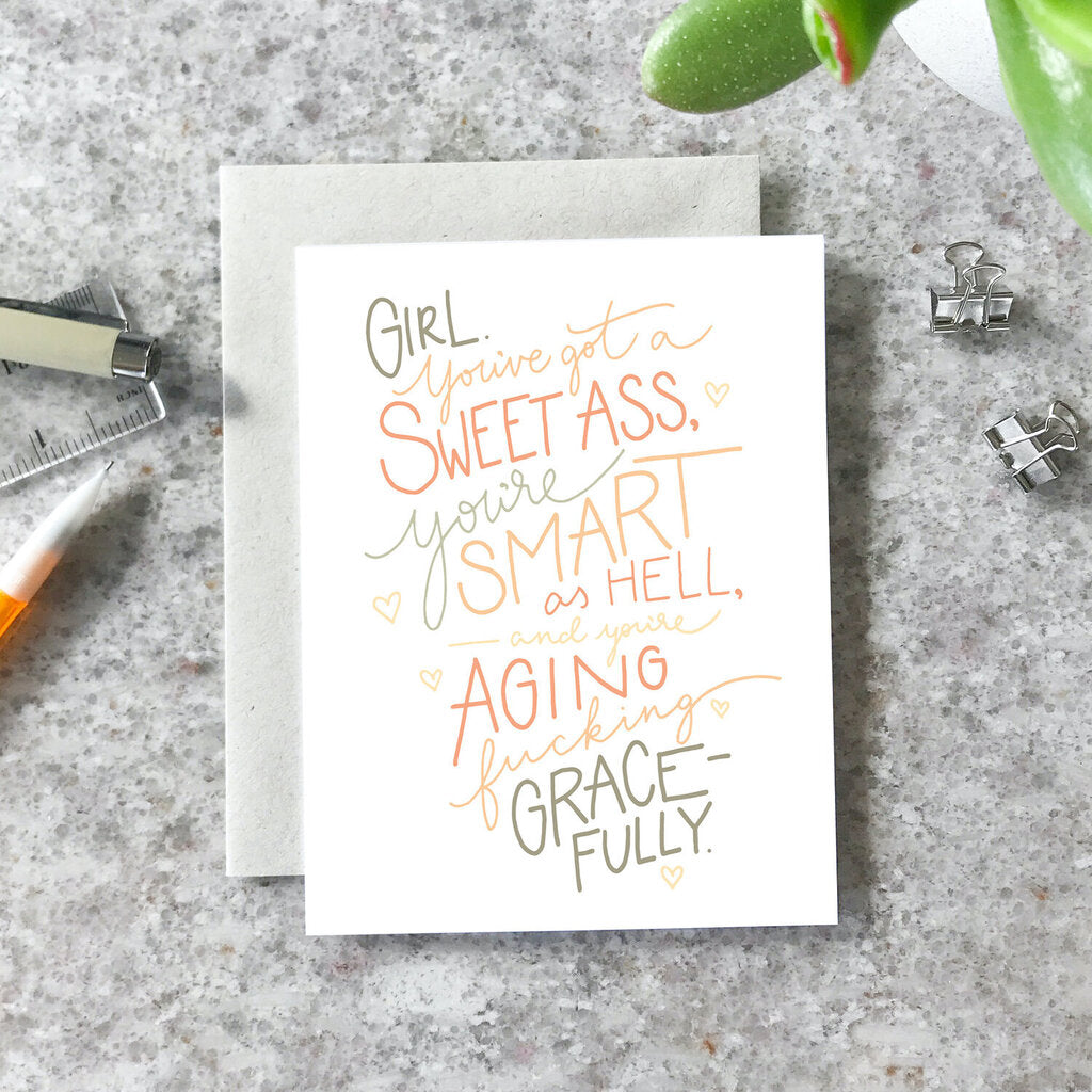 Birthday Aging Gracefully Card