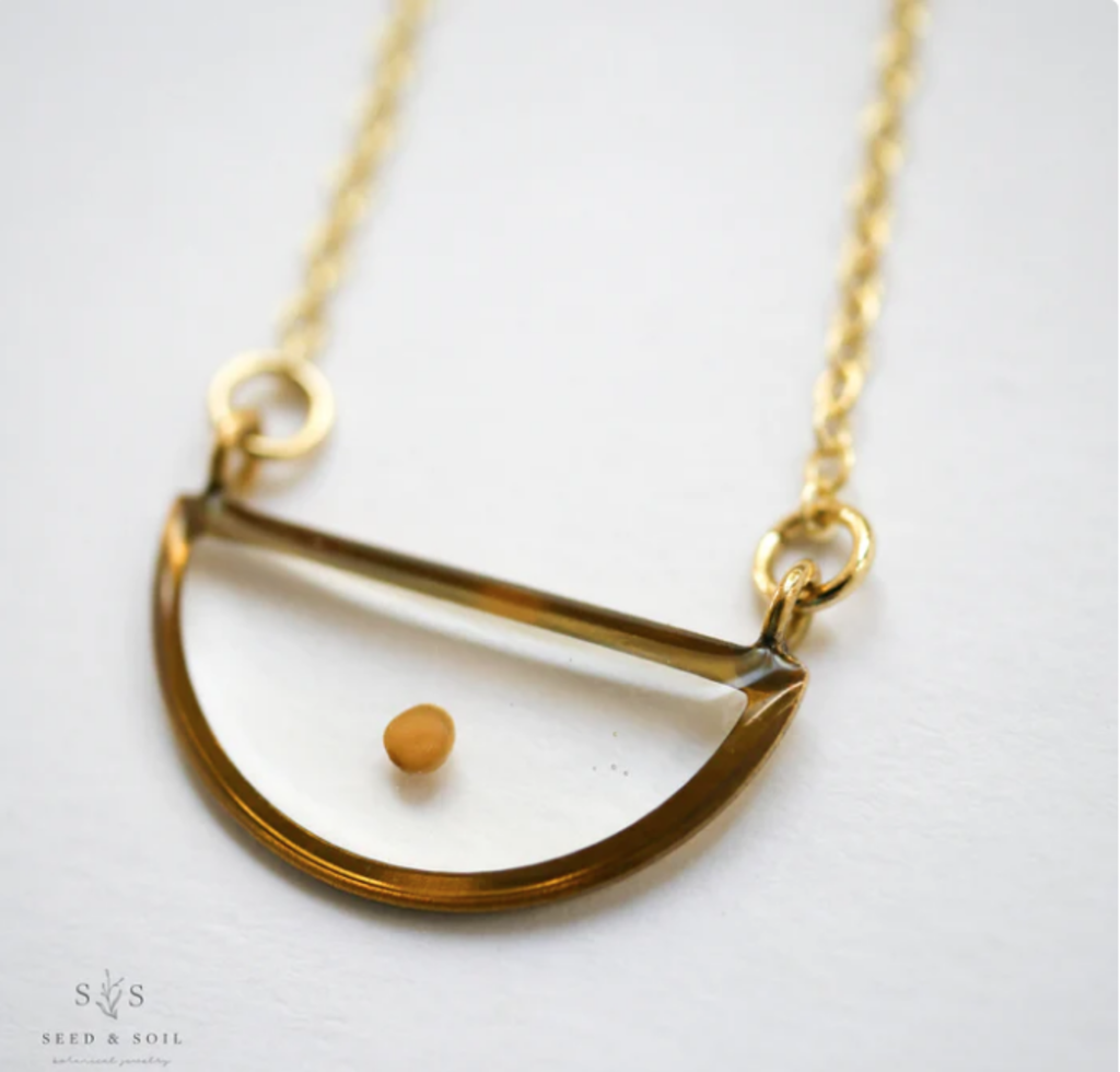 Mustard Seed Necklace- Demi Lune Faith Jewelry