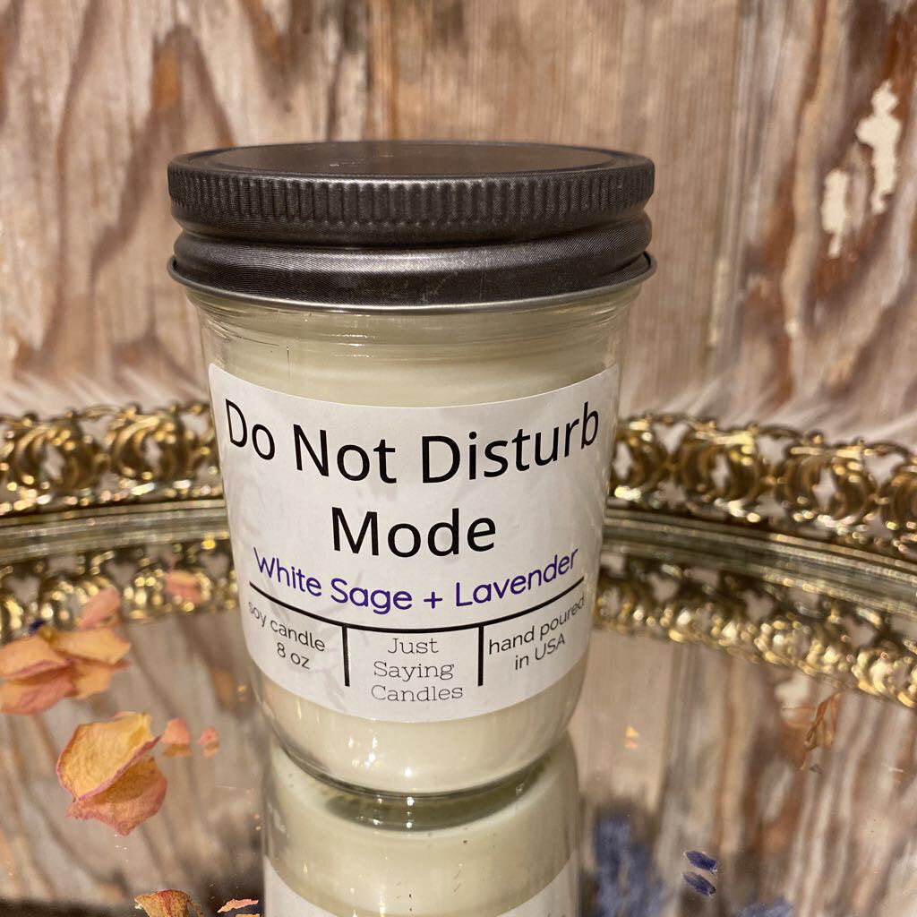 Do Not Disturb Mode - White Sage + Lavender