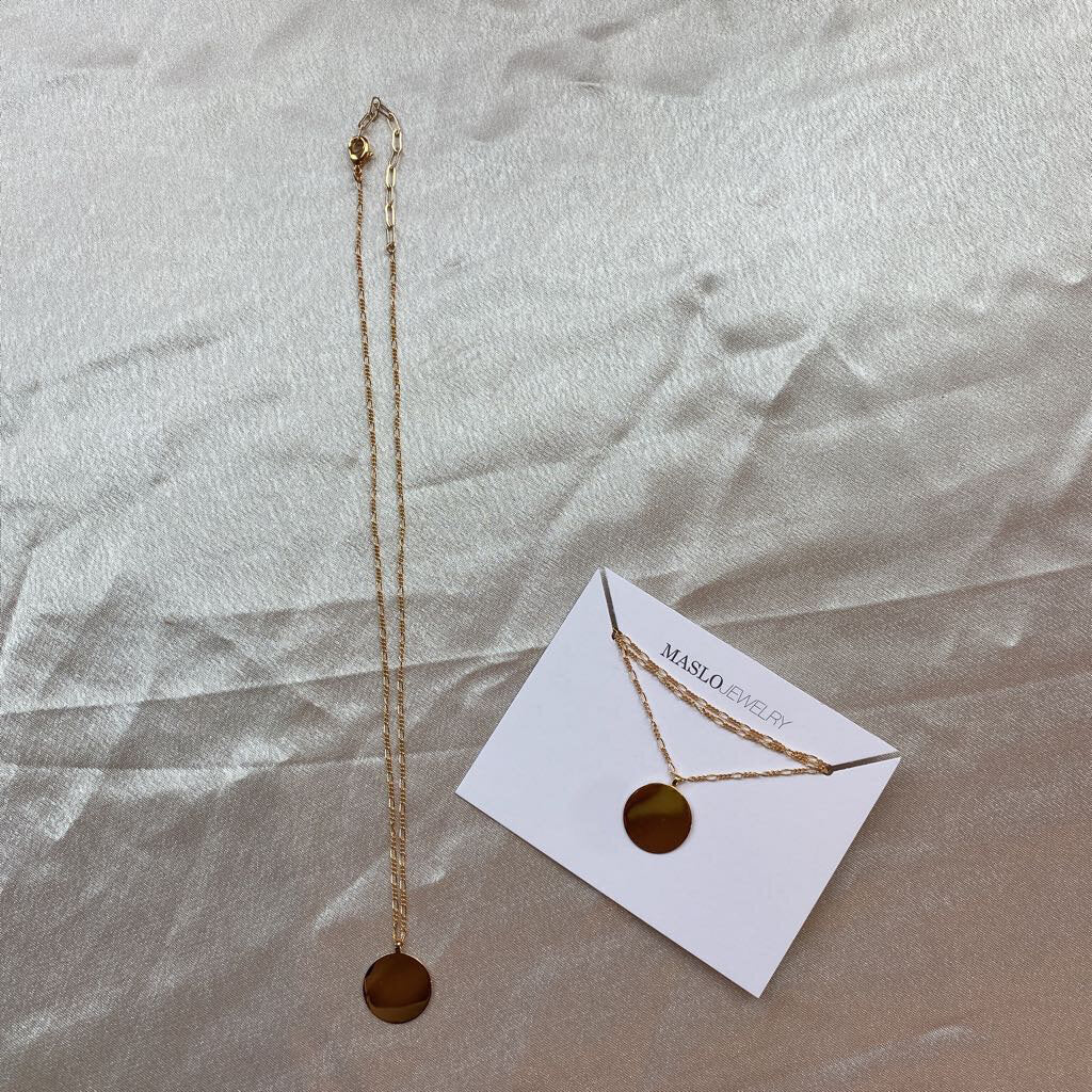 Round Pendant Necklace